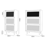 Fuurn SE3441 83cm Vue Slim 置物櫃 (天然櫻桃木)